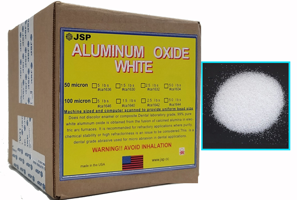 ALUMINUM OXIDE, 15LBS WHITE 100 Micron